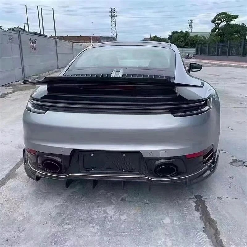 Carbon Fiber Rear Wing for  992 Sport Design Carbon Fiber Rear Trunk Spoiler for All New 911 992 Car Parts